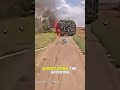 Ukrainian FPV Drone Delivers the Final Strike on a Burning Russian Tank #fpvdrone #fpv