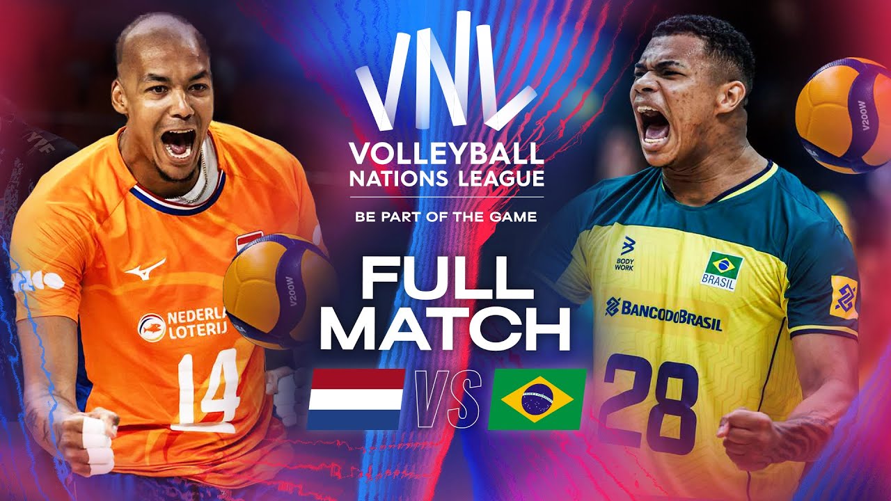Brazil 🇧🇷 vs. Netherlands 🇳🇱 - VNL 2024 | Full Match | Week 3