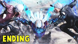 Devil May Cry 5  ENDING + Secret Ending (Nero VS Dante & Vergil)