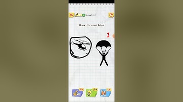 Draw 2 Save Stickman Puzzle Level 112: How to save him