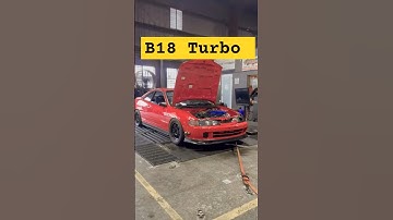 B18 Turbo Integra 20psi Dyno Pull #honda #bseries #turbo #dyno