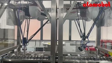pharmaceutical packaging solutions provided by Atomrobot, the delta robot specialist.