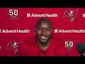 Jamel Dean on Being Named NFC Defensive Player of the Week | Press Conference | Tampa Bay Buccaneers