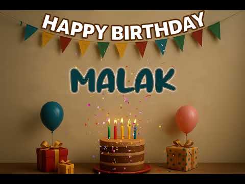 MALAK S Happy Birthday Song Custom Track By XBirthdays For Kids Adults 2026 