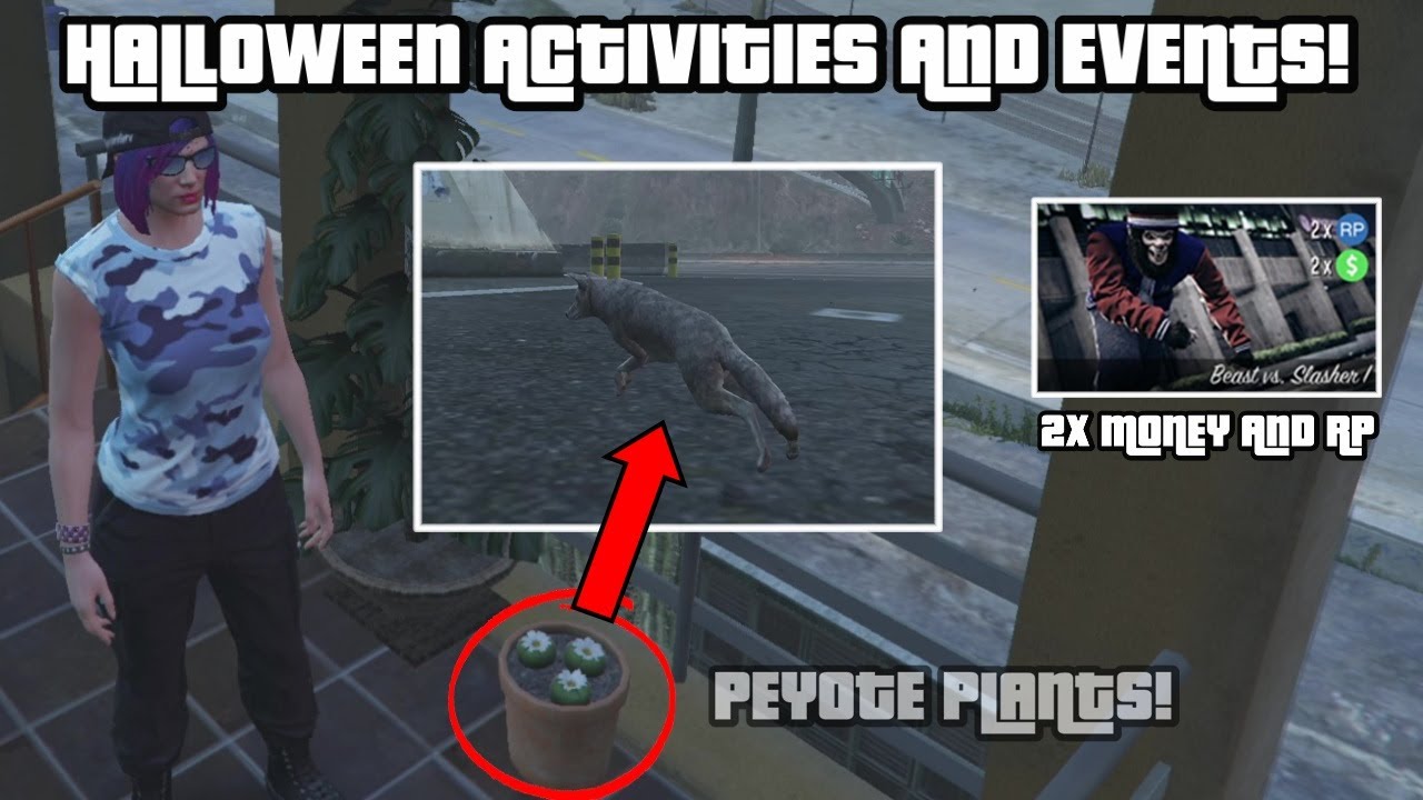 HALLOWEEN EVENTS & 2X MONEY AND RP THIS WEEK *PEYOTE PLANTS* (GTA 5