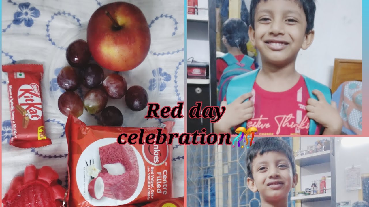 red-day-celebration-in-my-choto-betu-s-school-schoollife-vlog