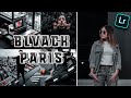Como editar fotos en lightroom mobile. Efecto "BLVCK PARIS"