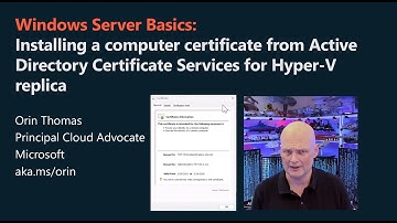 Request and install computer certificate from Active Directory Certificate Services Enterprise CA