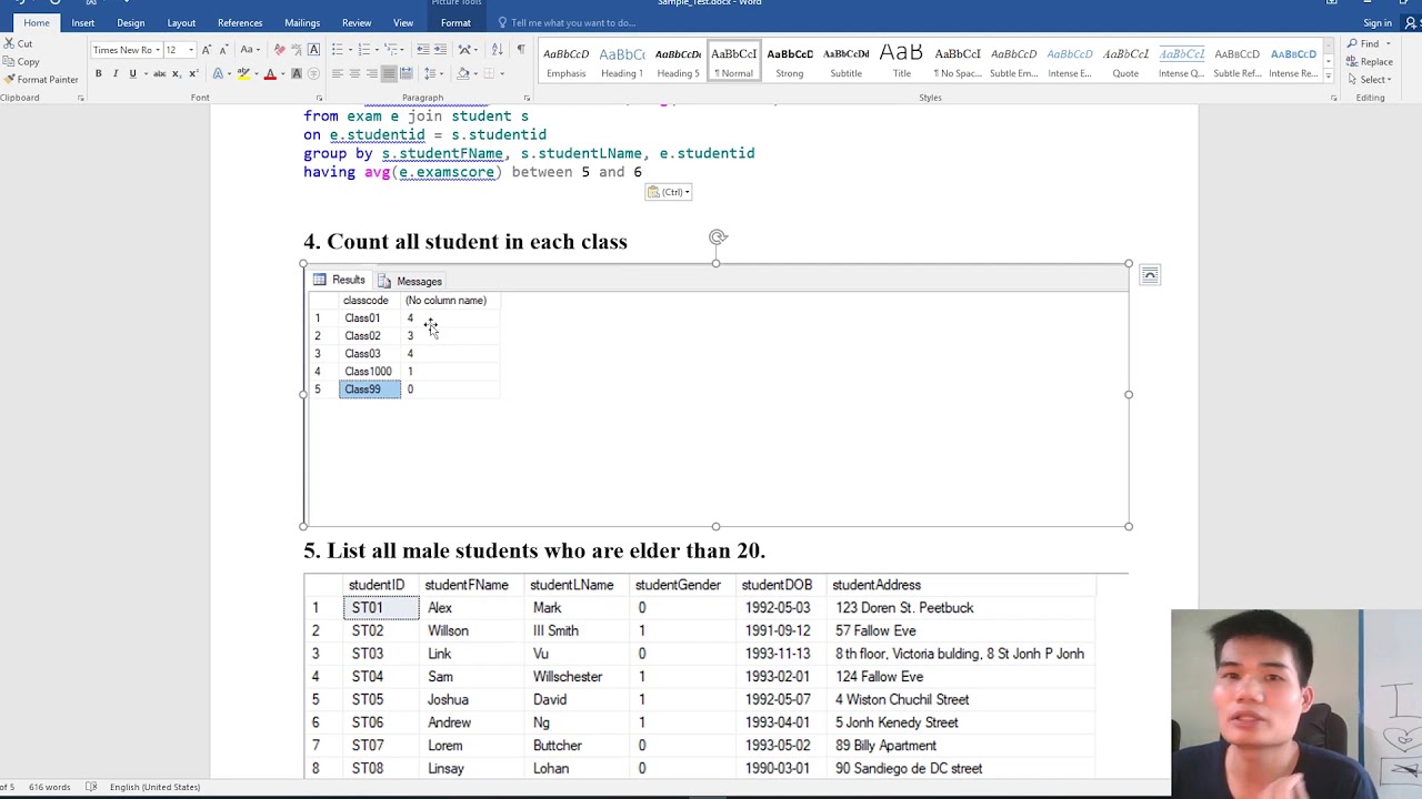SQL server - Giải đề thi PE DBI (database) với đa dạng... - youtube