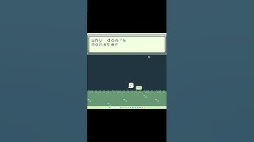 opening scene and scrolling credits ideas with GB Studio. #gameboy #gbstudio #gamedev