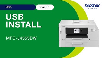 Install MFCJ4555DW with USB - Mac