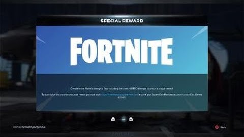 Link your Square Enix Members account to your Epic Games account (Marvel