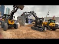 Mecalac heavy equipment Trick show / Demonstration