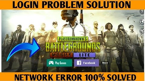 PUBG MOBILE LITE LOGIN PROBLEM SOLUTION | PUBG LITE LOGIN NETWORK ERROR SOLVE | PUBG LITE