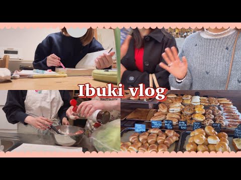 vlog㉕ 留学のための英語の勉強を再開😤🔥実家に帰ると食欲が2倍になる｡·͜·｡:I resumed to study English.I eat twice as usual: