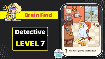 Brain Find Detective Level 7 The murder of barber Walkthrough