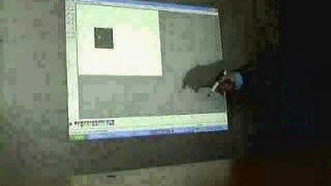 Wiimote interactive whiteboard demo