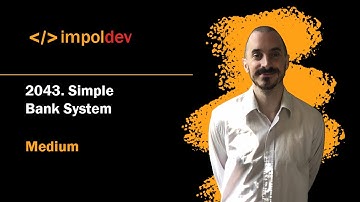 Simple Bank System | LeetCode 2043 - Python