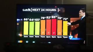 Robert Gauthreaux III weather update for Dayton,Ohio whio t.v.