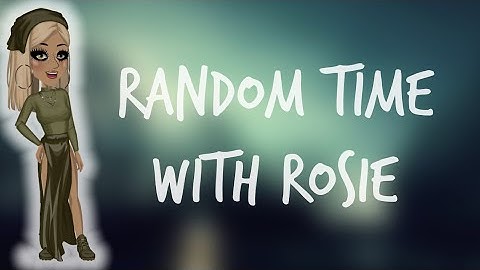 Random Time With Rosie #1 - Rosie Rules MSP