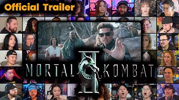 Mortal Kombat II - Official Red Band Trailer | REACTION MASHUP | MK2 - Johnny Cage - Scorpion