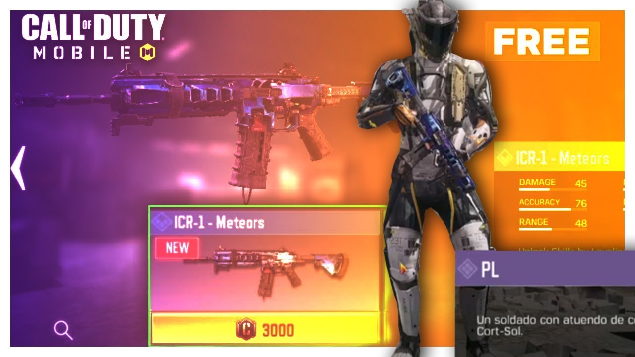 Icr 1 Meteors El Arma Mas Precisa De Call Of Duty Mobile Configuracion Perfecta Youtube