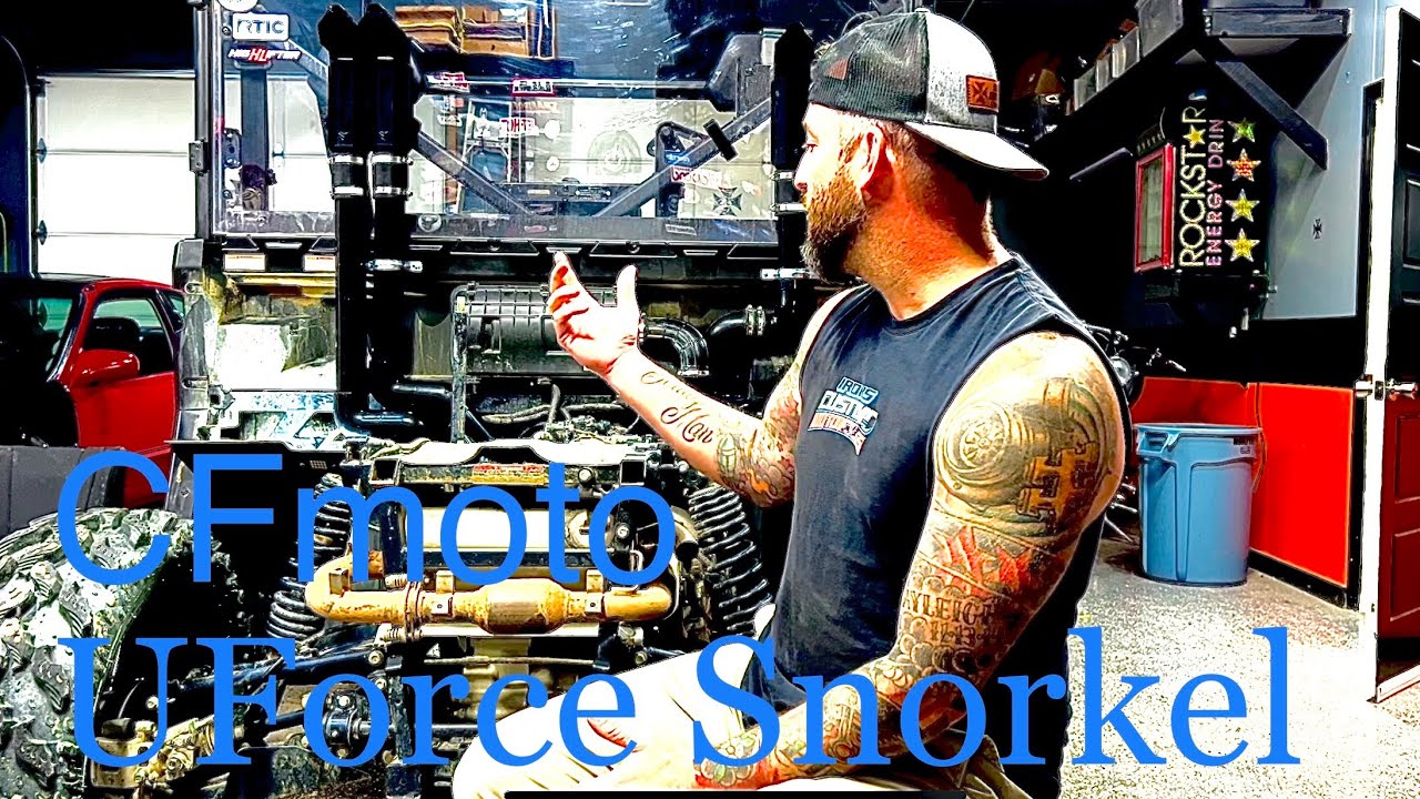 CFmoto Uforce 1000 Snorkel Kit install YouTube