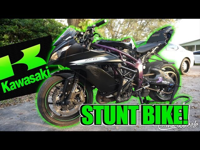 Custom 2015 ZX6R Stunt Bike - Details + Advice - YouTube