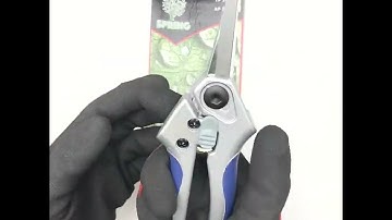 Kéo cắt cành nhỏ, kéo tỉa dăm trợ lực SPRING 210mm, lưỡi thép Đức cao cấp, thiết kế tối ưu