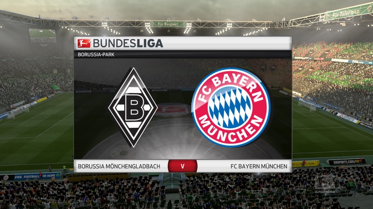 Mönchengladbach Vs Bayern Munich | Bundesliga 2016/17 | Week 25 | FIFA