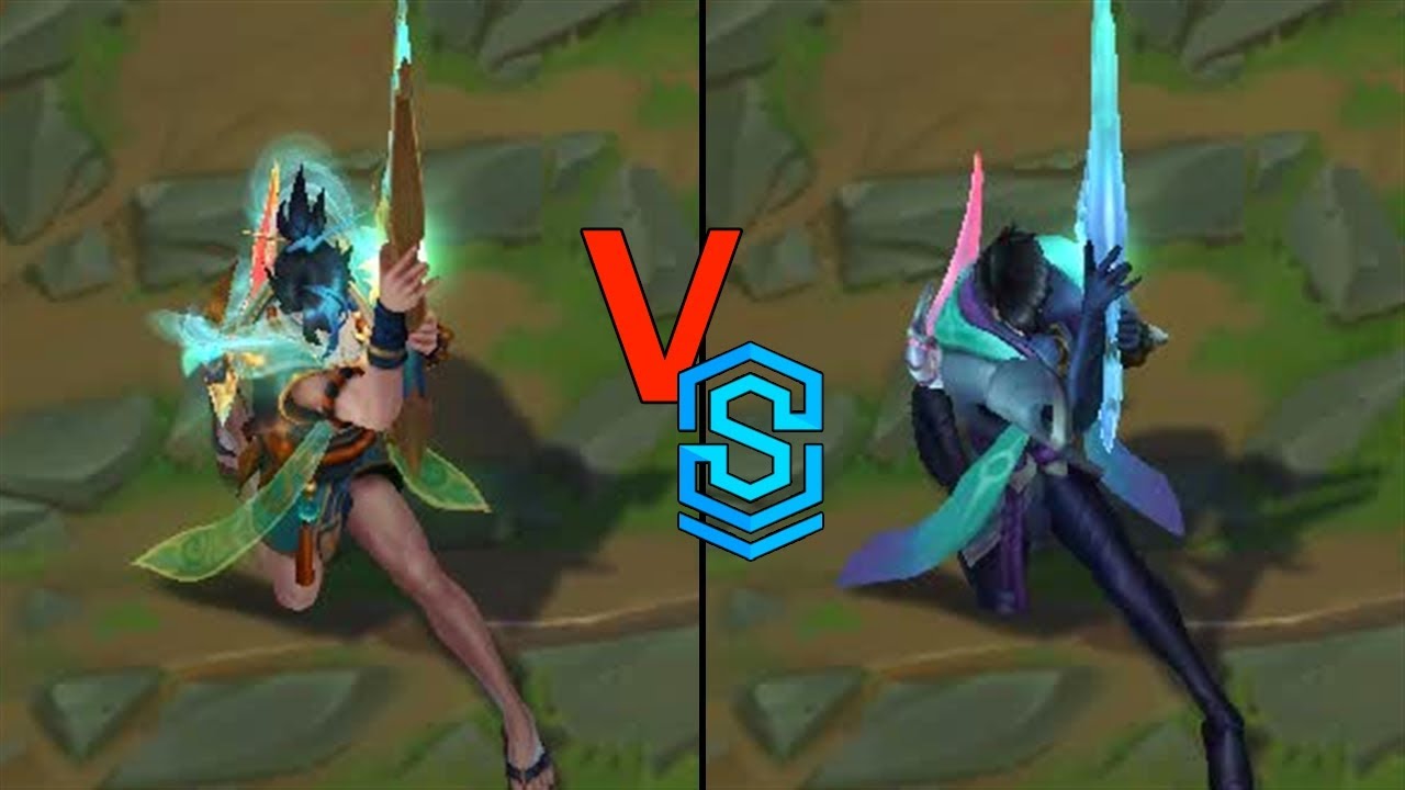 Prestige Spirit Blossom Springs Aphelios VS Classic Aphelios