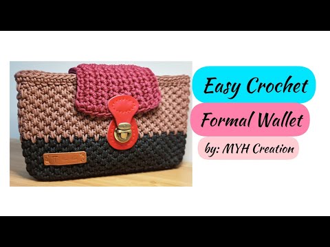 Crochet Wallet Pouch #1 (by: MYH Creation)