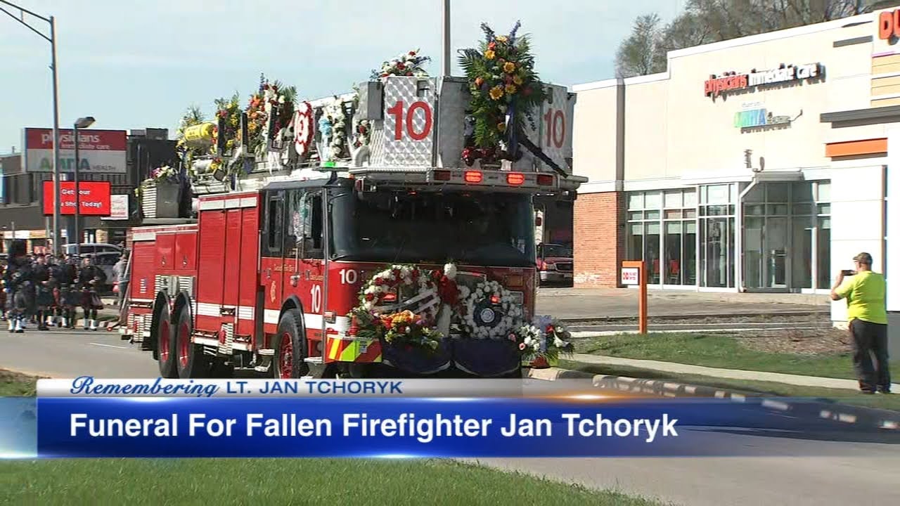 Fallen CFD Lt. Jan Tchoryk remembered at funeral - YouTube