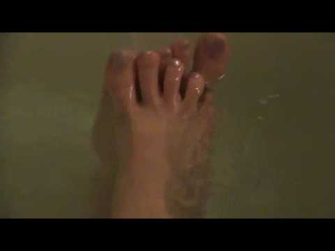 big feet ~ in the water