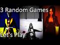 3 Random Horror Games | LIAR, Lycisca, &amp; LIDa | Triple Horror Game Let's Play
