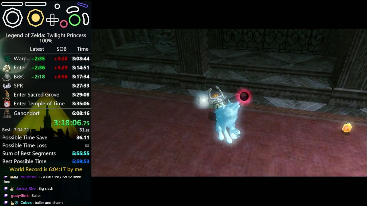 Twilight Princess 100% speedrun