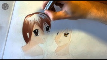 How to draw Manga, Marker Rendering Totorial Part 2