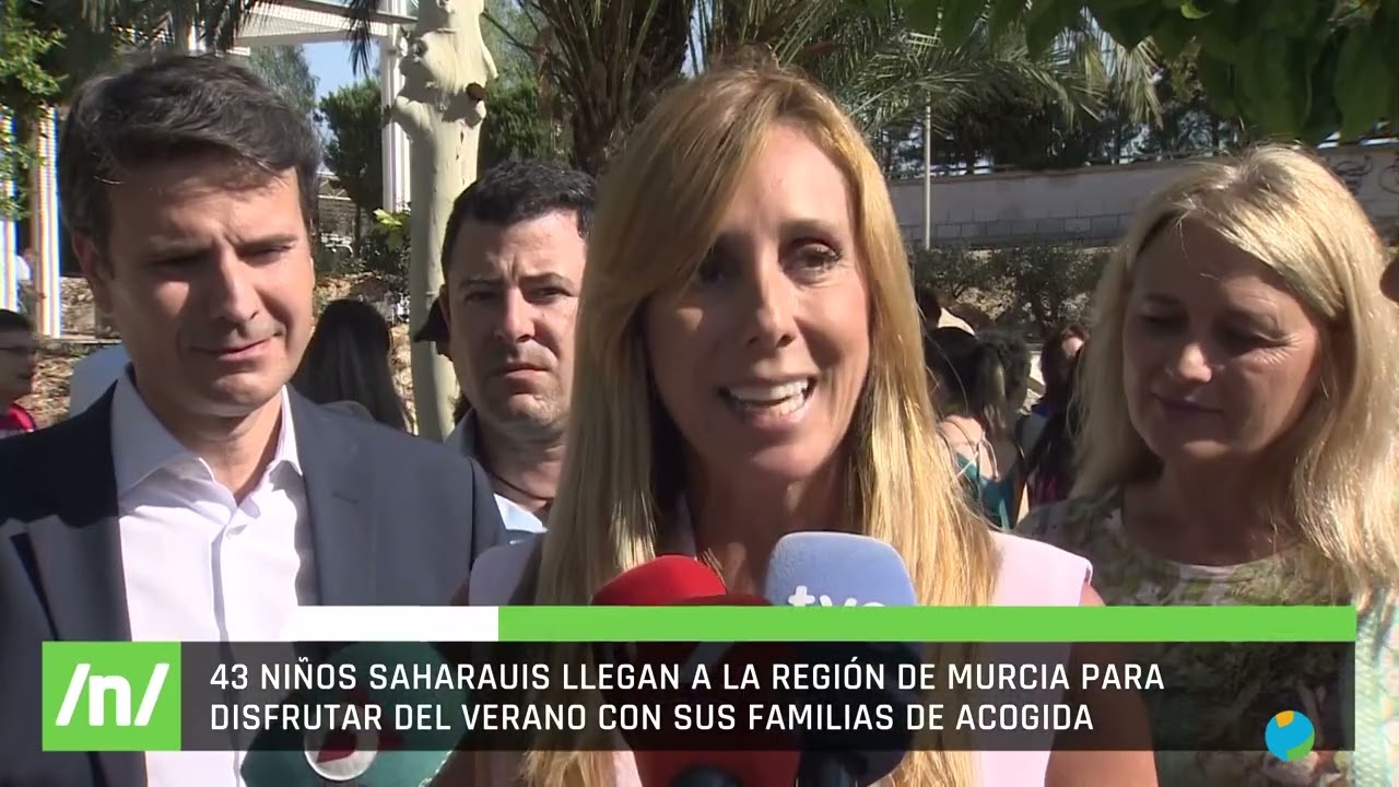 02/07/2024 Llegan a la Región 43 niños saharauis para pasar el verano