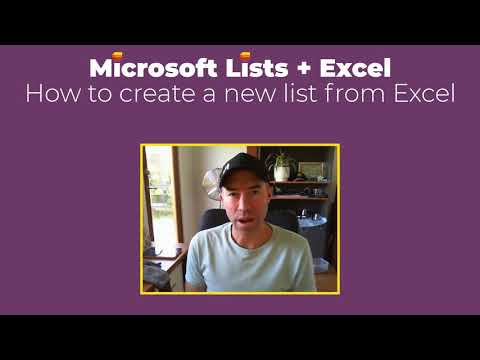Create a Microsoft List from an Excel Document