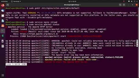 How to fix Address Already in Use | Fail to Start The Apache2 HTTP Server on Linux or Ubuntu 20.04