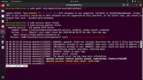 How to fix Address Already in Use | Fail to Start The Apache2 HTTP Server on Linux or Ubuntu 20.04