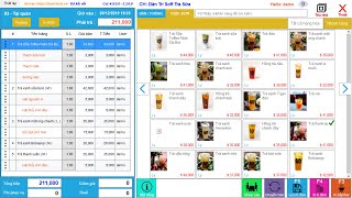 Tạo danh mục hàng hóa, giá bán, size, topping, in nhãn cho lĩnh vực trà sữa, trà chanh có topping screenshot 3