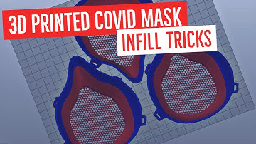 3D Printed Coronavirus masks: infill tips and tricks #covidmasks