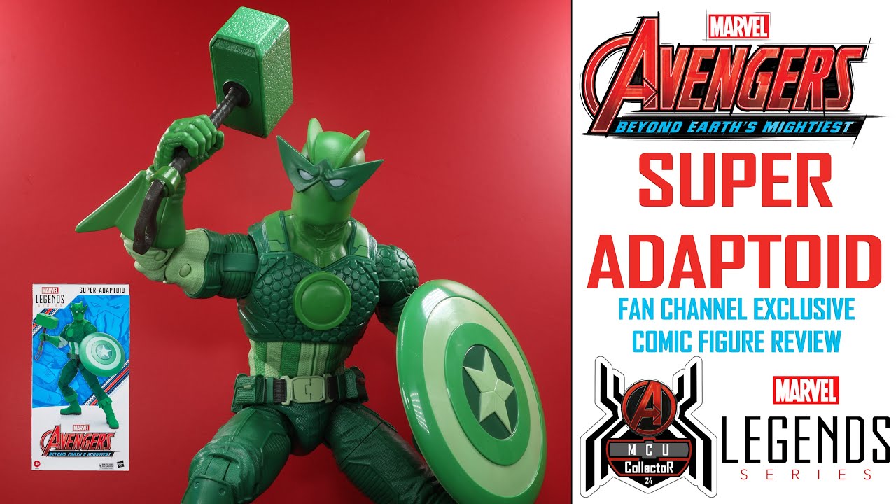 Hasbro Figurine de collection Super-Adaptoide Marvel Legends Series,  Avengers 60e anniversaire