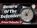 Can The Sequel Live Up?  Orient Defender II Review ( RA-AK0405Y10A )