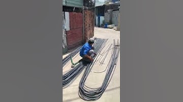 Công đoạn đo sắt cắt theo kích thước bản vẽ