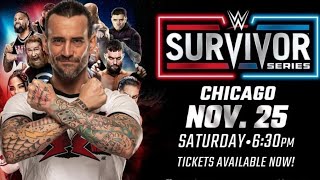 Pronostics Wwe Survivor Series 2023