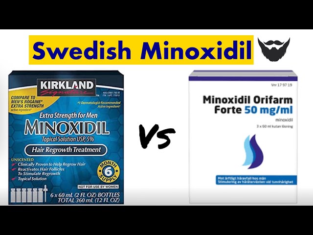 En eller anden måde I særdeleshed Grundlæggende teori Kirkland 5% Vs Orifarm Minox 5% | Swedish Minoxidil Orifarm 5% | Grow Beard  With Minox #minoxidil - YouTube