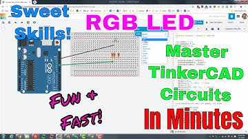 A RGB Led using an Arduino in Tinkercad - WOW!