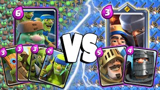 GOBLINS TEAM Vs PRINCE TEAM - Clash Royale Battle